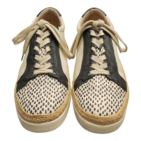 Crown Vintage Shoes - Crown Vintage Adelite Espadrille Sneakers Womens US 9M Multi Snake Print Lace Up